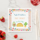 Taco over een baby! Taco over welkomstbaby shower Servet (Insitu)