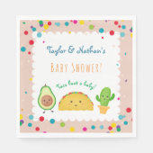 Taco over een baby! Taco over welkomstbaby shower Servet (Voorkant)
