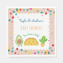 Taco over een baby! Taco over welkomstbaby shower Servet