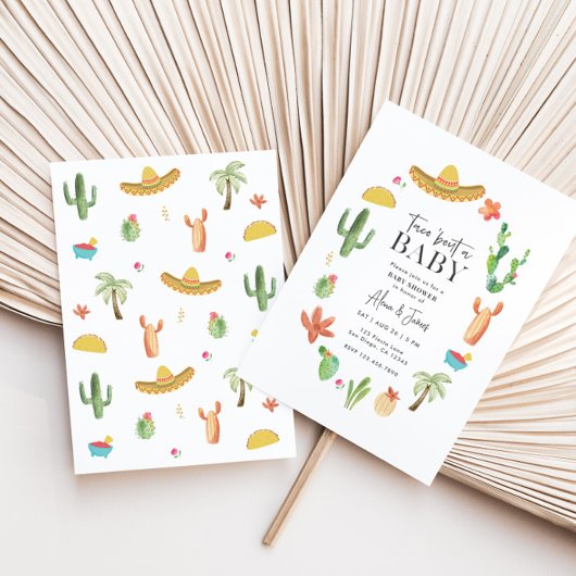 Taco Over een Baby Uitnodiging