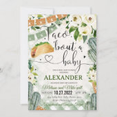 Taco 'Over een Baby uitnodiging Fiesta Baby shower (Voorkant)