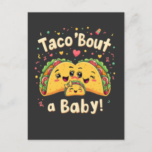 Taco 'Over een Baby zwangerschap Tao Cinco De Mayo Briefkaart