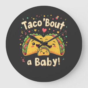 Taco 'Over een Baby Zwangerschap Tao Cinco De Mayo Grote Klok