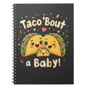 Taco 'Over een Baby zwangerschap Tao Cinco De Mayo Notitieboek