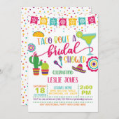 Taco Over een Bruiloftsfeest Uitnodiging - WH (Voorkant / Achterkant)