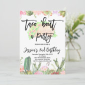 Taco 'Over een feestdag, Taco Verjaardag Kaart (Staand voorkant)