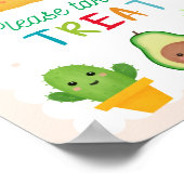 Taco over een feestelijk thema voor de behandeling poster (Hoek)