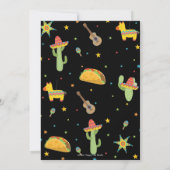 Taco 'Over een feestje Fiesta Cumpleaños Verjaarda Kaart (Achterkant)