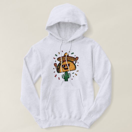 Taco ‘Over een feestje! Hoodie (Design voorkant)