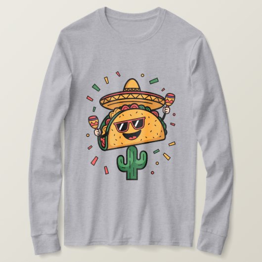 Taco ‘Over een feestje! T-shirt (Design voorkant)
