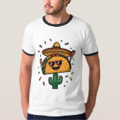 Taco ‘Over een feestje! T-shirt (Voorkant)
