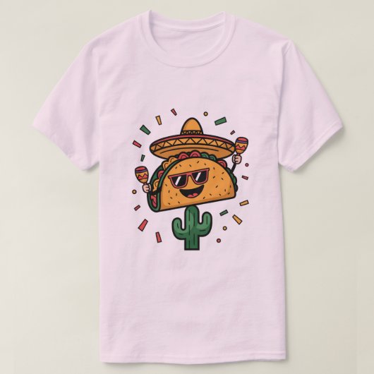 Taco ‘Over een feestje! T-shirt (Design voorkant)