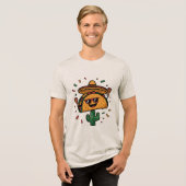 Taco ‘Over een feestje! Tri-Blend Shirt (Voorkant volledig)