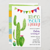 Taco 'over een feestje! Verjaardag uitnodiging (Voorkant / Achterkant)