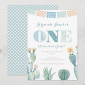 Taco over een Fiesta First Birthday Party voor jon Kaart (Voorkant / Achterkant)