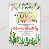 Taco over een Fiesta Verjaardag, Taco 2e verjaarda Kaart (Voorkant / Achterkant)