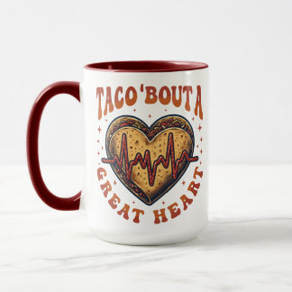Taco over een geweldig hart Cinco De Mayo verpleeg Mok