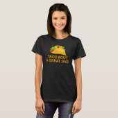 Taco over een geweldige vader! Mannen Funny Dad Jo T-shirt (Voorkant volledig)