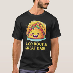 Taco over een geweldige vader! Mannen Funny Dad Jo T-shirt