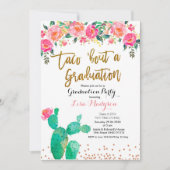 Taco over een Graduation Party Nodig kaart (Voorkant)