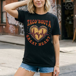 Taco Over Een Groot Hart Cinco De Mayo Verpleegste T-shirt
