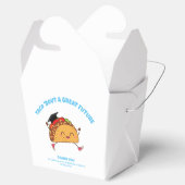 Taco over een groot toekomstig afstudeerfeest bedankdoosjes (Geopend)