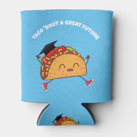 Taco Over een groot toekomstig Fiesta afstudeerfee Blikjeskoeler (Voorkant)