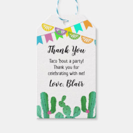 Taco "Over een Party Favor Labels Cadeaulabel