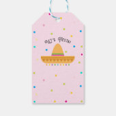 Taco "Over een Party Favor Labels Cadeaulabel (Achterkant)