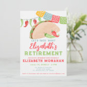 Taco over een pensioen Fiesta Pensioen Kaart (Staand voorkant)
