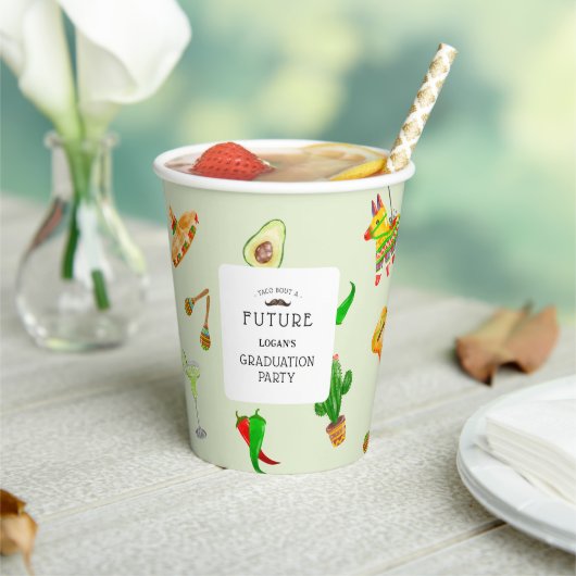Taco over een toekomst' Mexicaanse afstudeerfeest Papieren Bekers (Insitu)