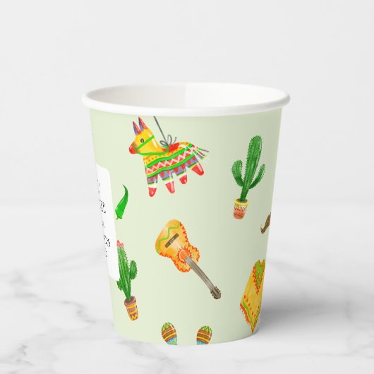 Taco over een toekomst' Mexicaanse afstudeerfeest Papieren Bekers (Links)