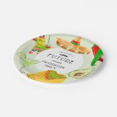 Taco over een toekomst' Mexicaanse afstudeerfeest Papieren Bordje (Gekanteld)