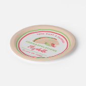 Taco over een toekomstig Fiesta Afstuderen Papieren Bordje (Gekanteld)