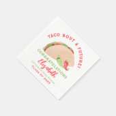 Taco over een toekomstig Fiesta Afstuderen Servet (Hoek)