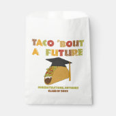Taco over een toekomstig grappig afstudeerfeest bedankzakje (Voorkant)