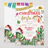 Taco over een uitnodiging voor een kerstfeest (Voorkant / Achterkant)
