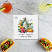Taco: "Over een verjaardag!" Fiesta Bedankjes Labels
