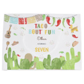 Taco over 'fun fiesta mexican boy verjaardag groot cadeauzakje (Voorkant)