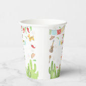 Taco over 'fun fiesta mexican eerste verjaardag papieren bekers (Rechts)