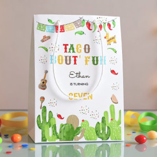 Taco over 'fun fiesta mexican kids verjaardag medium cadeauzakje