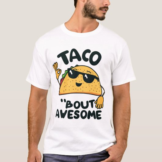 Taco 'over geweldige t-shirt (Voorkant)