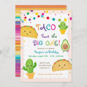 Taco over het BIG ONE - fistathema 1e verjaardag Kaart (Voorkant / Achterkant)