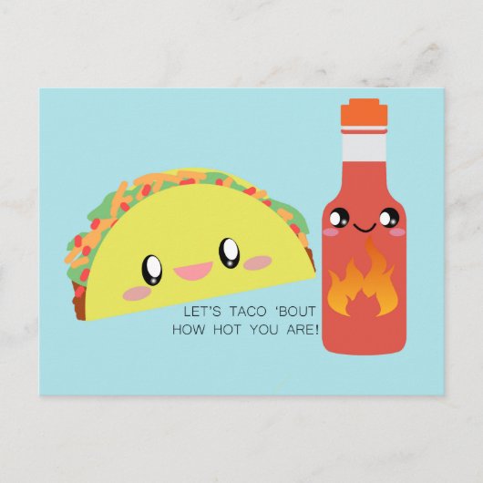 TACO over HOT-Briefkaart Briefkaart (Voorkant)