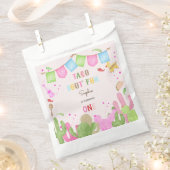 Taco over leuke fiësta mexicaanse eerste verjaarda bedankzakje (Geknipt)