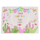 Taco over leuke fiësta mexicaanse eerste verjaarda groot cadeauzakje (Voorkant)
