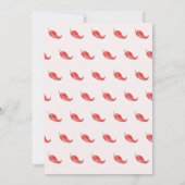 Taco over leuke fiësta mexicaanse eerste verjaarda kaart (Achterkant)