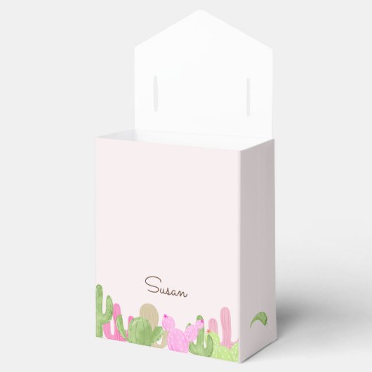 Taco over leuke fiesta mexicaanse meisje verjaarda bedankdoosjes (Geopend)