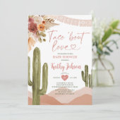 Taco over liefde Baby shower zuidwestelijke cactus Kaart