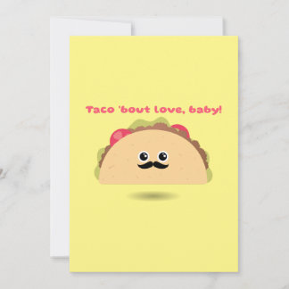 Taco Over Liefde Baby Valentijnsdag Feestdagenkaart